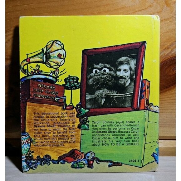 Vintage Whitman Tell A Tale How To Be A Grouch Oscar The Grouch - Picture 3 of 3
